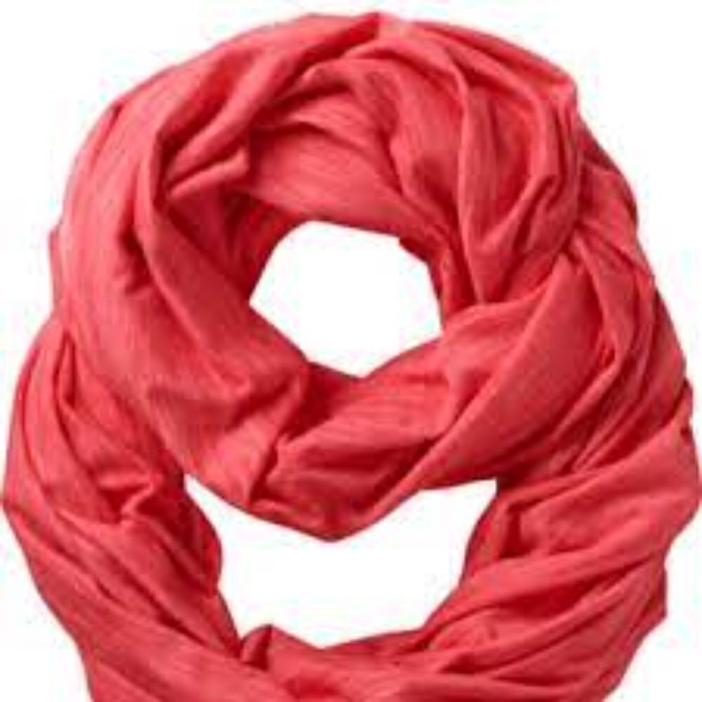 Nike Golf Floral Wrap Scarf Women's One Size Coral Lightweight Moisture Wicking